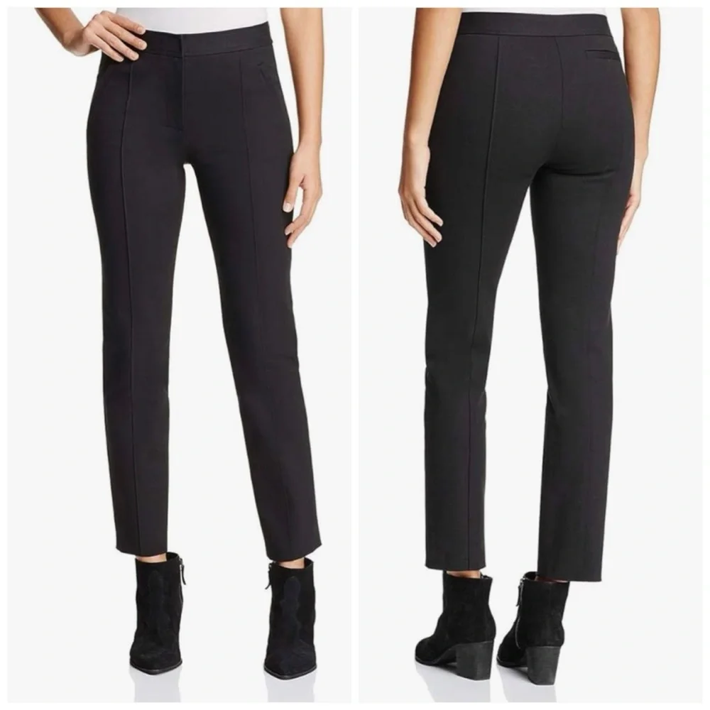 Tory Burch Vanner Ponte Seamed Pants Red - Picture 2 of 4
